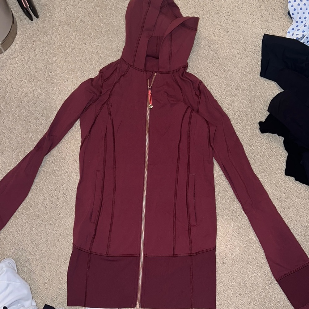 LuluLemon Zip up Maroonish